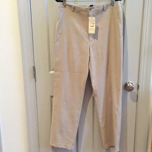 NWT Sigrid Olsen khaki pants